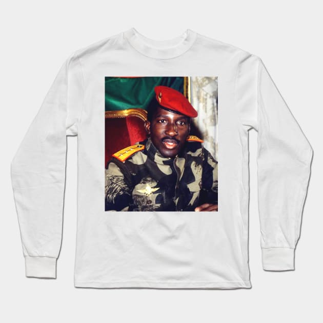 THOMAS SANKARA-AFRICAN 2 Long Sleeve T-Shirt by truthtopower